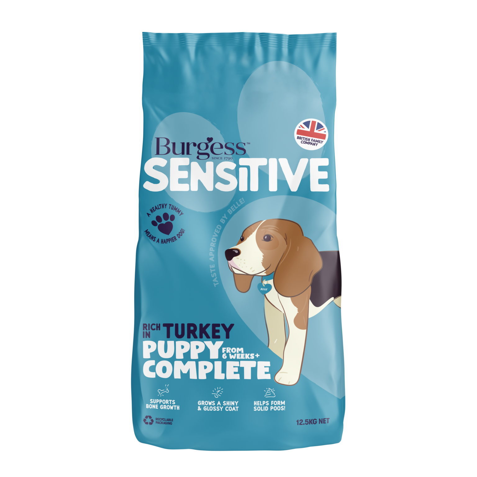 Burgess Sensitive Puppy food Dry Dog Food Burgess Pet Care