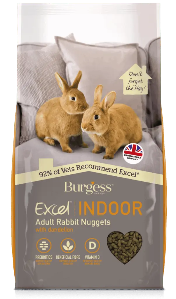 Excel Indoor Rabbit Nuggets Burgess Pet Care