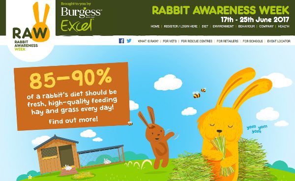 Rabbit Awareness Week 2017 dates announced