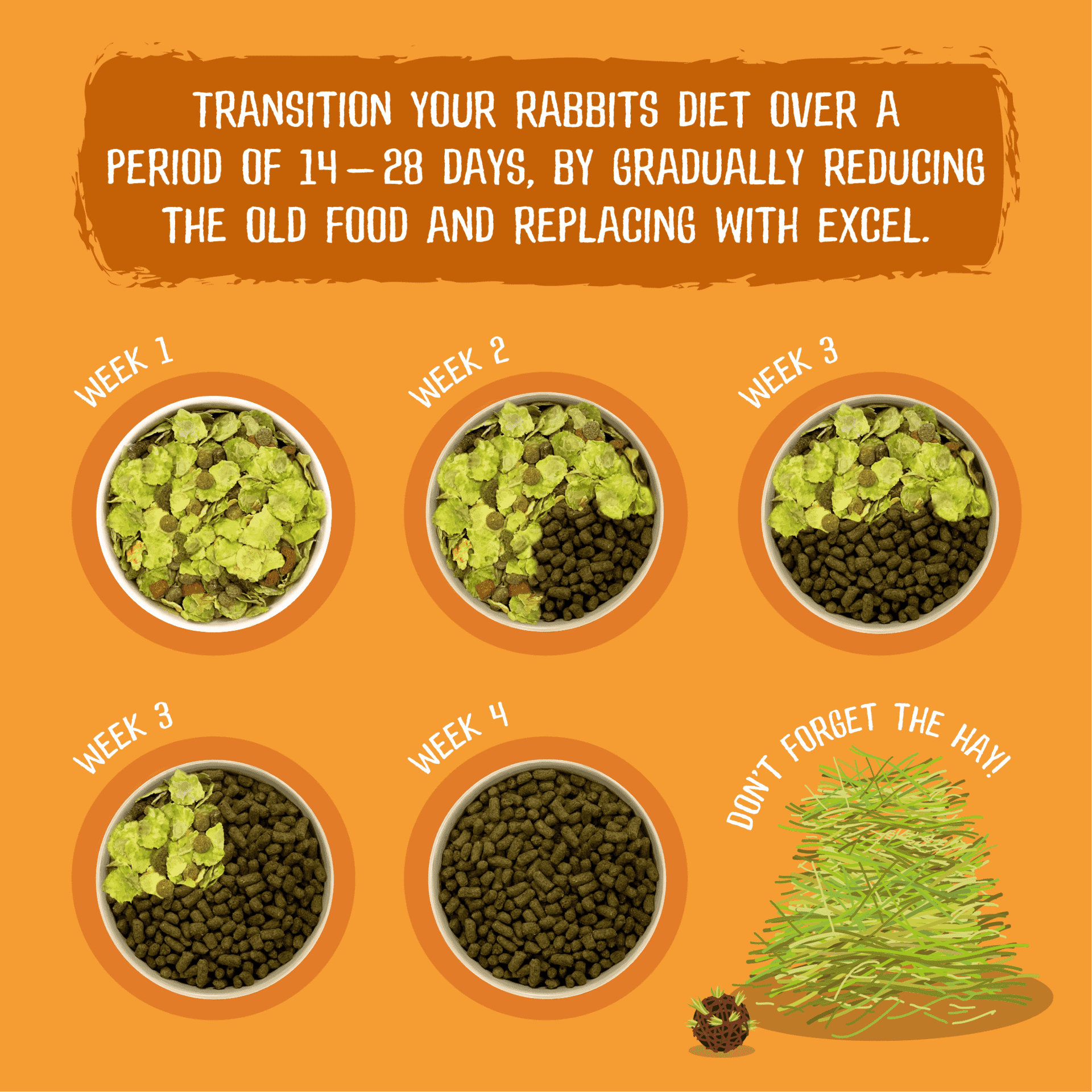 Excel Adult Rabbit Nuggets with Oregano Burgess Pet Care