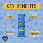 excel forage & feast hay bar with cornflower