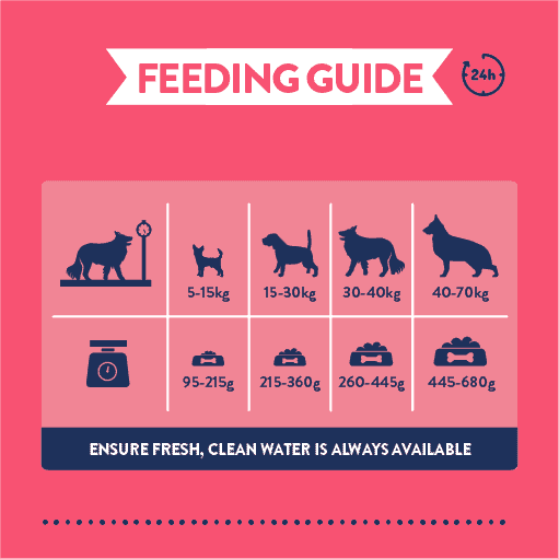 Supadog Salmon Feeding Guide