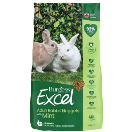Burgess Excel Adult Rabbit Nuggets Mint