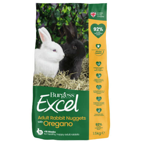Burgess Excel Adult Rabbit Nuggets Oregano