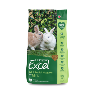 Product image for Excel Adult Rabbit Nuggets with Mint – 10kg