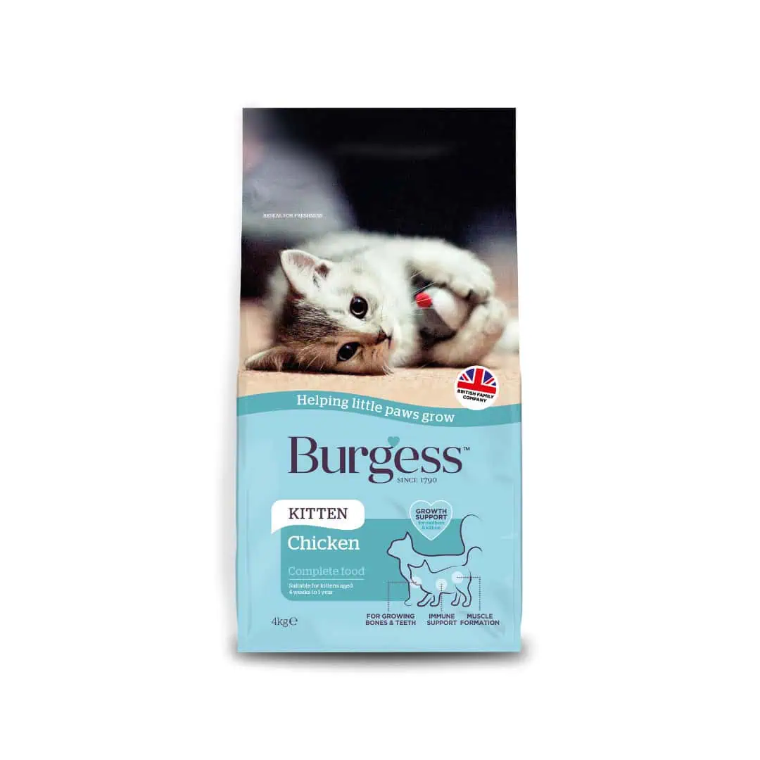 Burgess Pet Care Kitten Food With Chicken - 4Kg 4Kg