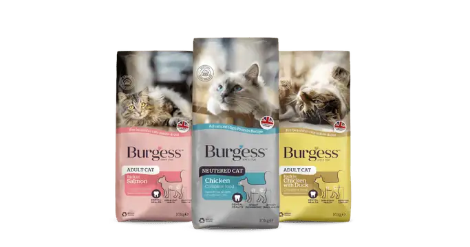 Image for Explore our Burgess dry cat food range, suitable for cats of all ages 