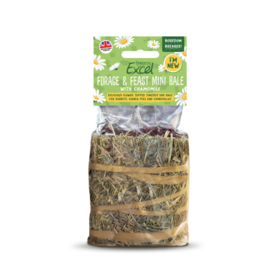 Product image for Excel Forage & Feast Mini Bale with Chamomile